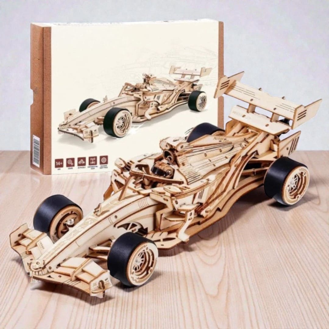 Puzzle 3D Bois Voiture