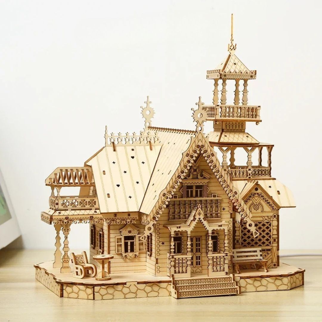 Puzzle 3D Bois Maison