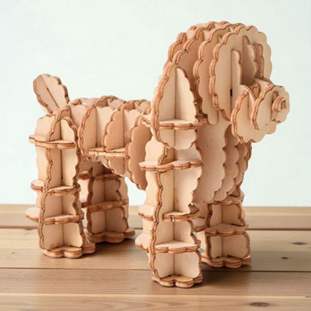 Puzzle 3D Caniche | Chien