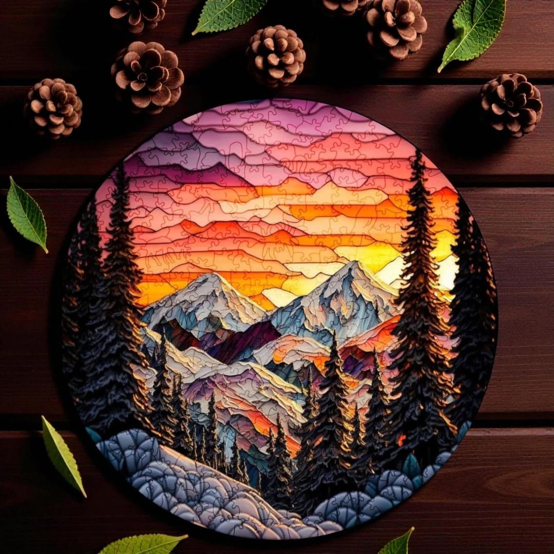 Puzzle Paysage Montagne - Érèbos