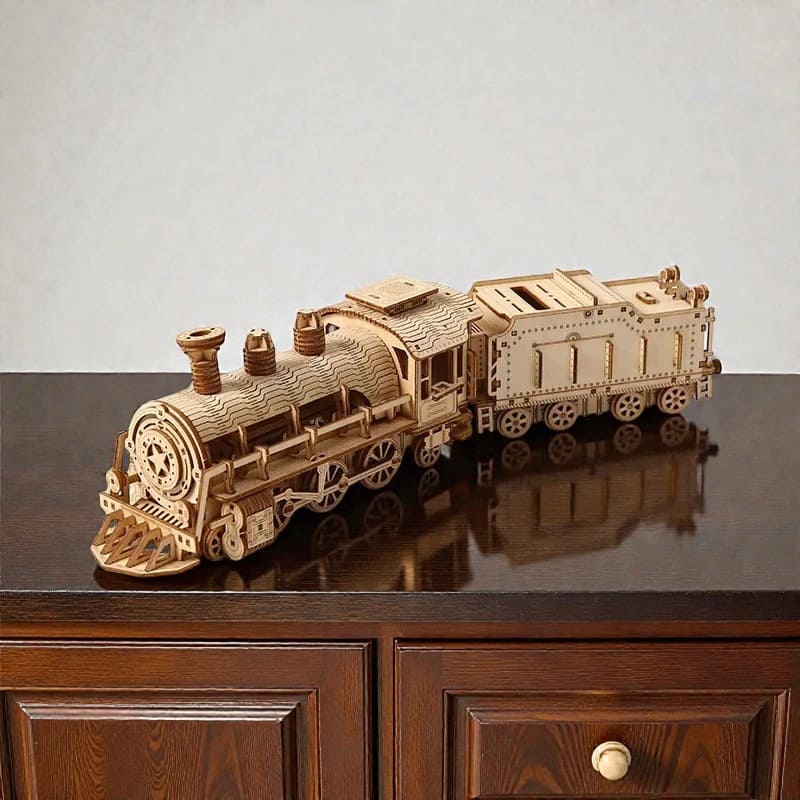 Puzzle 3D Bois Train