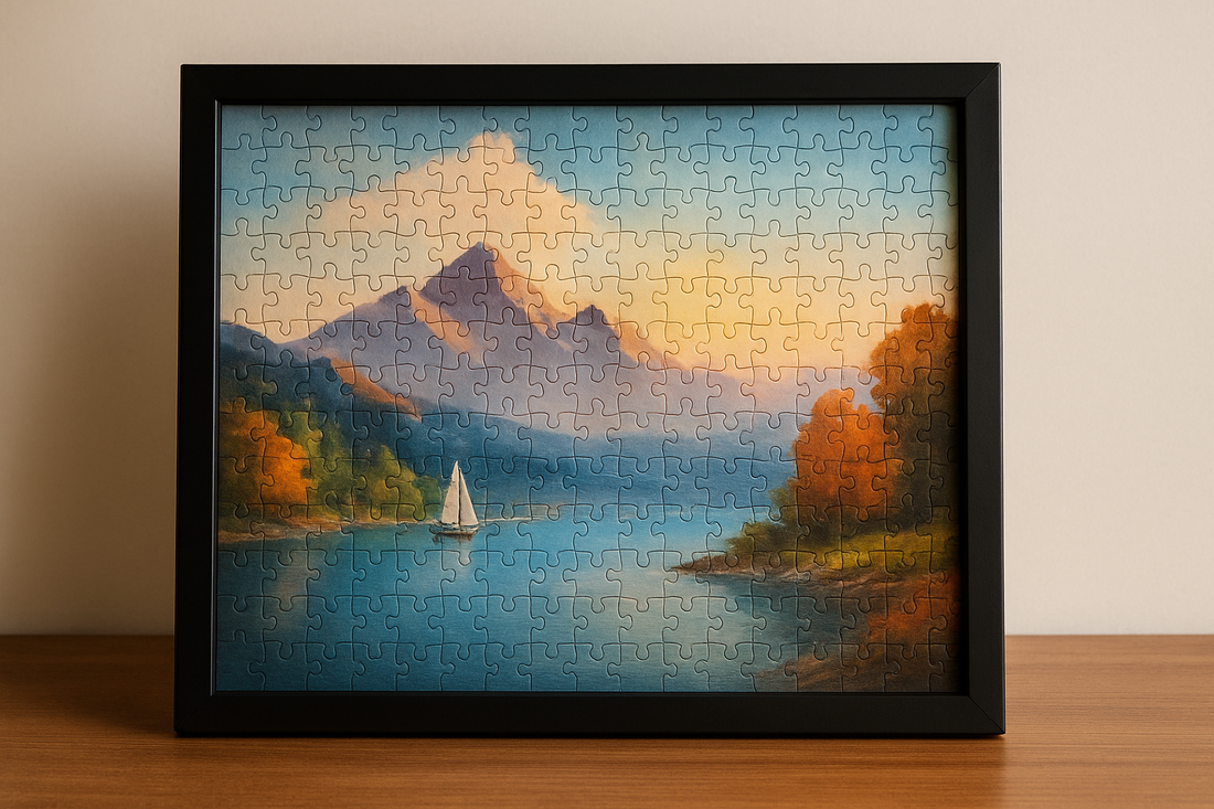 Sur quel support coller un puzzle