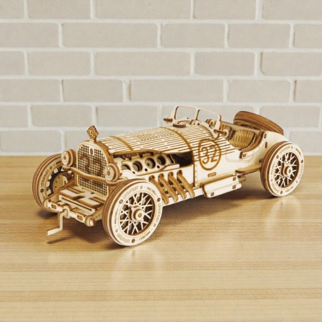 Puzzle 3D Bois Voiture