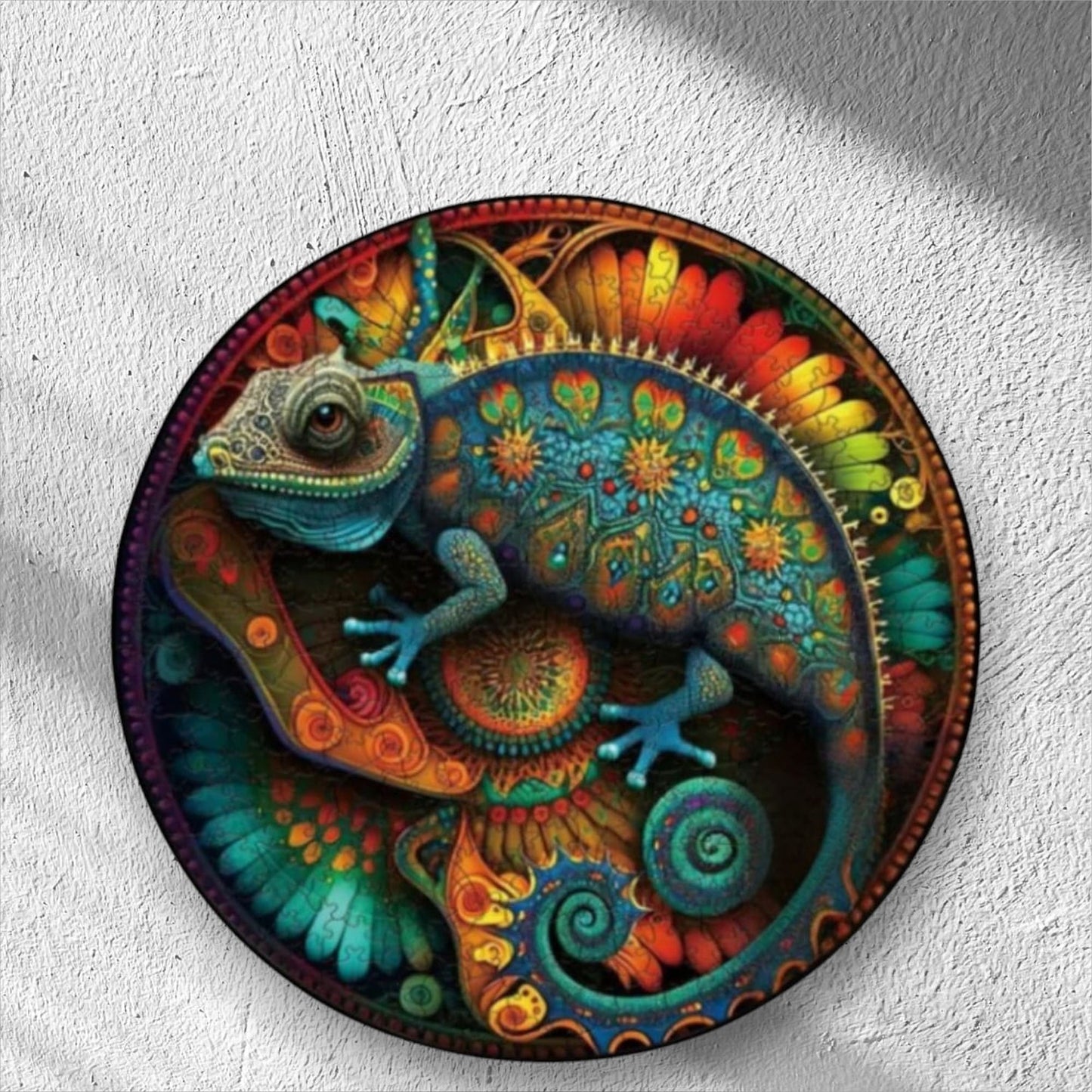 Puzzle Bois Caméléon