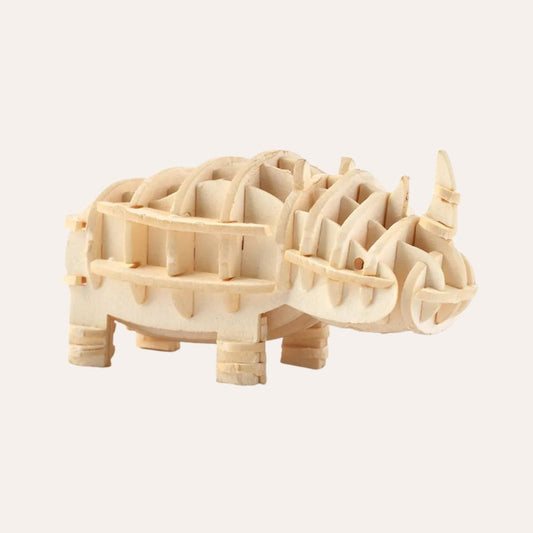 Puzzle 3D Rhinocéros
