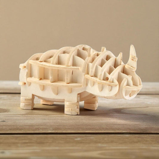 Puzzle 3D Animaux | Rhinocéros
