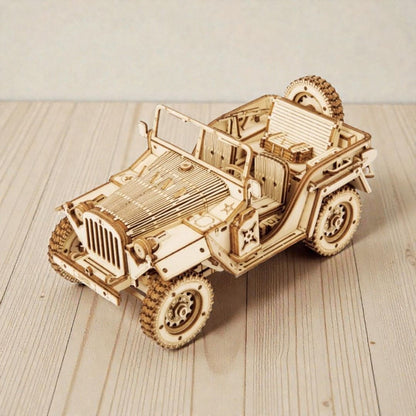 Puzzle 3D Bois Voiture