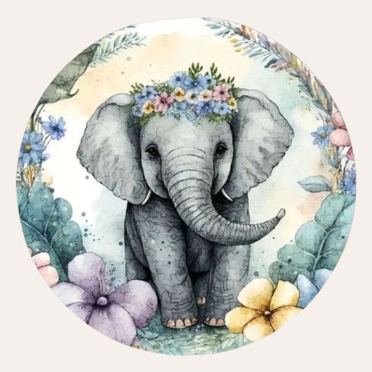 Puzzle Jengo |  Éléphant
