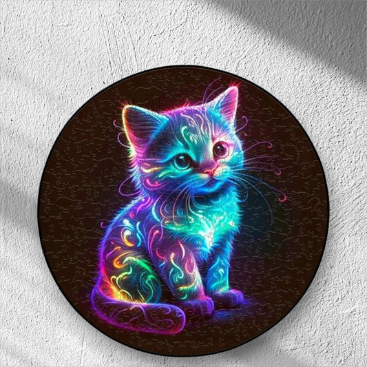 Puzzle Chat Coloré - Lumi