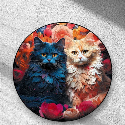 Puzzle Chat Noir et Blanc