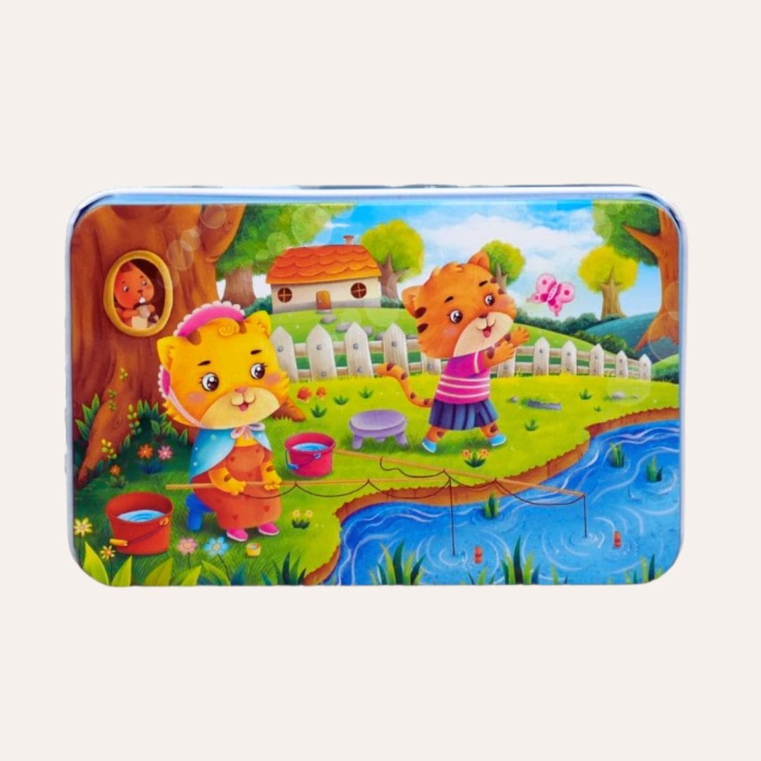 Puzzle Les Chats Pêcheurs du Jardin