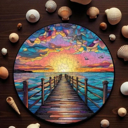 Puzzle Coucher de Soleil sur la Mer