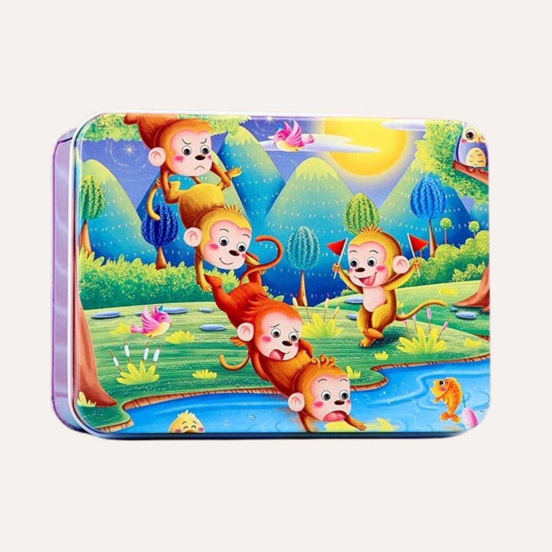 Puzzle Singes Farceurs de la Jungle