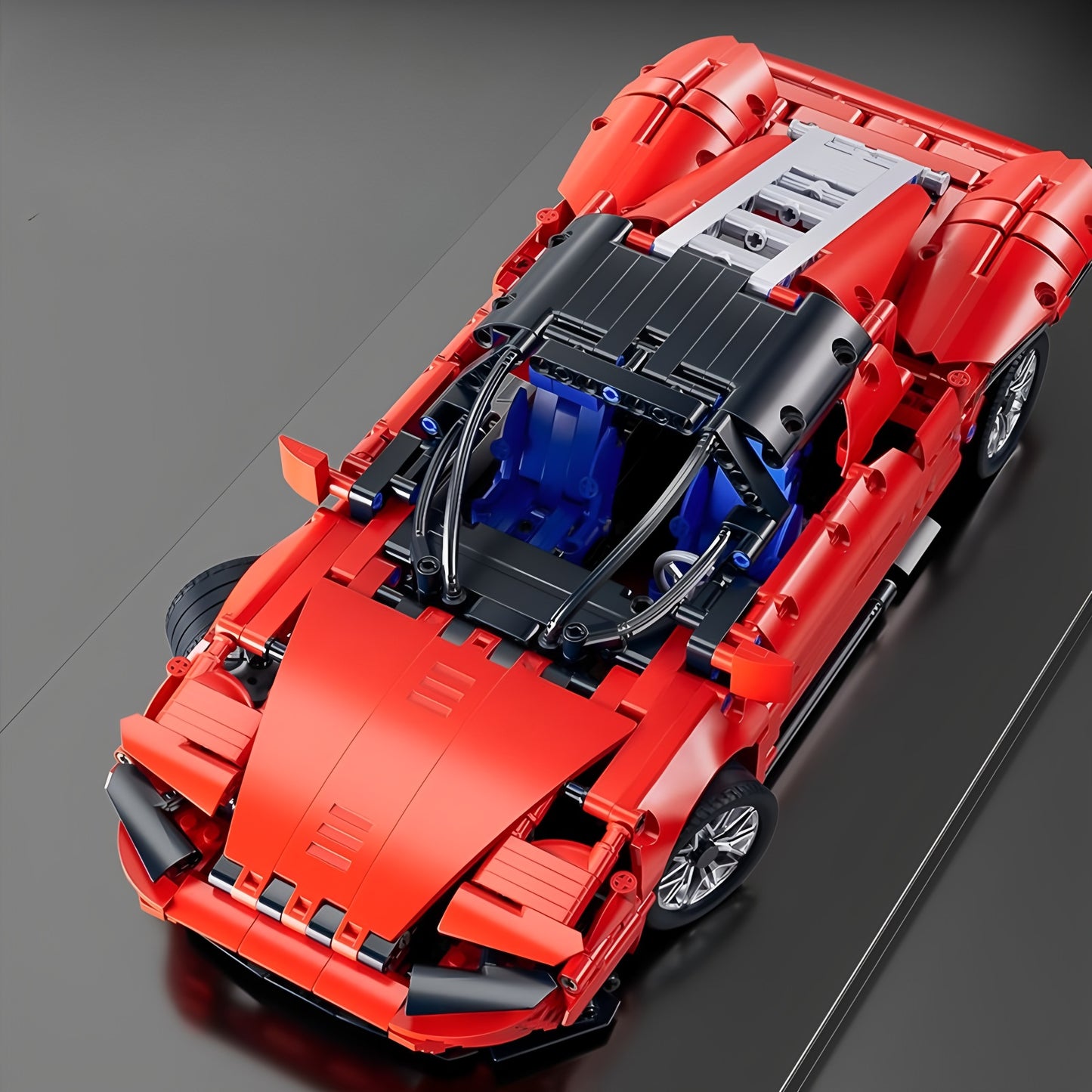 Puzzle 3D Voiture Rouge - Série 01