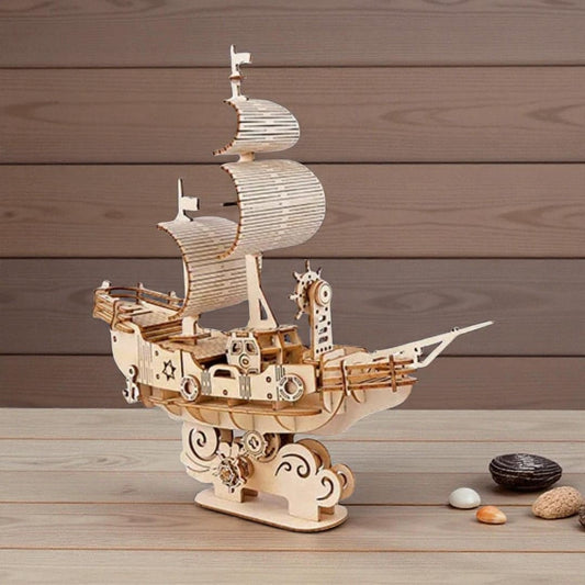 Puzzle 3D Bois Bateau