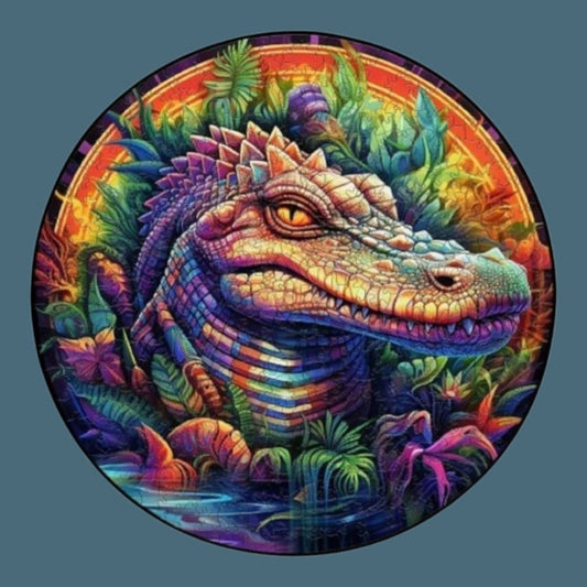 Puzzle Crocodile