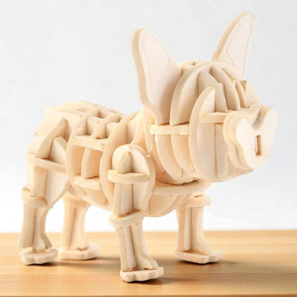 Puzzle 3D Bois Animaux