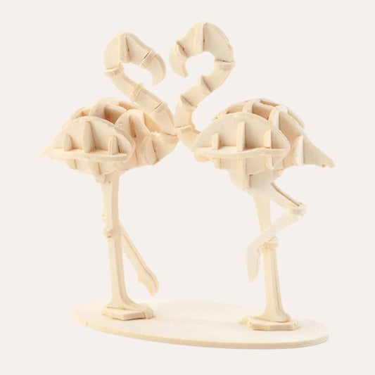 Puzzle 3D Flamants Roses