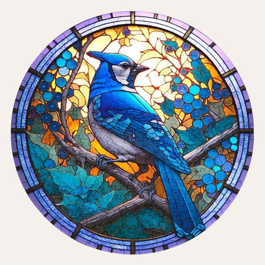 Puzzle Saphiris | Oiseau Geai Bleu