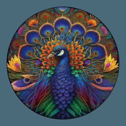 Puzzle Paon