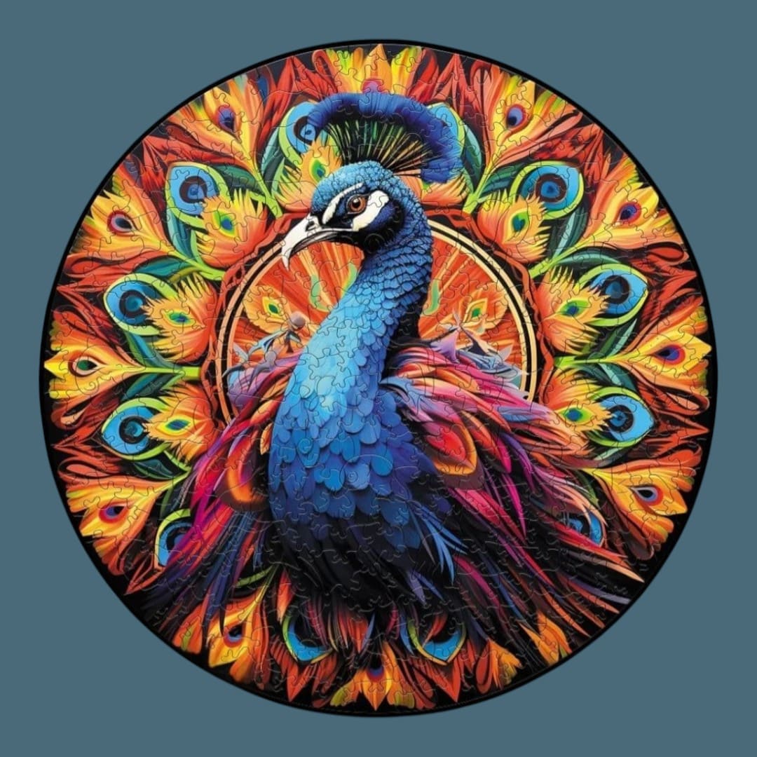 Puzzle Paon