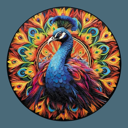 Puzzle Paon