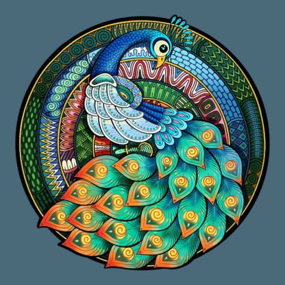 Puzzle Paon